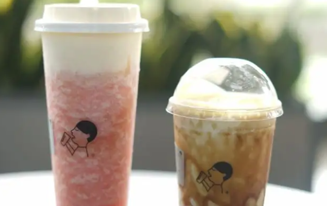 喜茶双拼波波茶