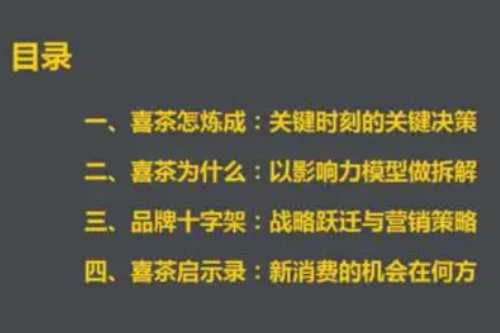 喜茶营销方式